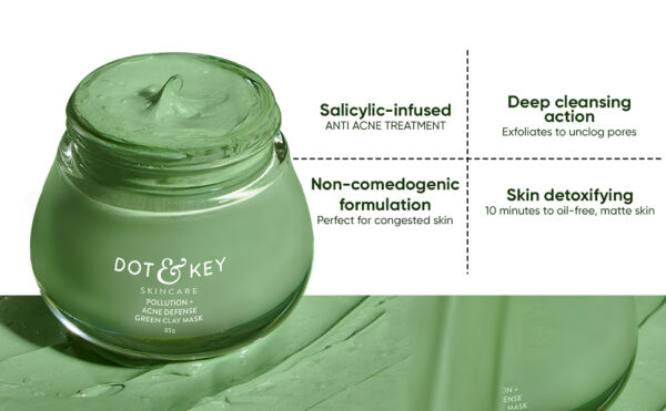 Dot & Key Pollution + Acne Defense Green Clay Mask